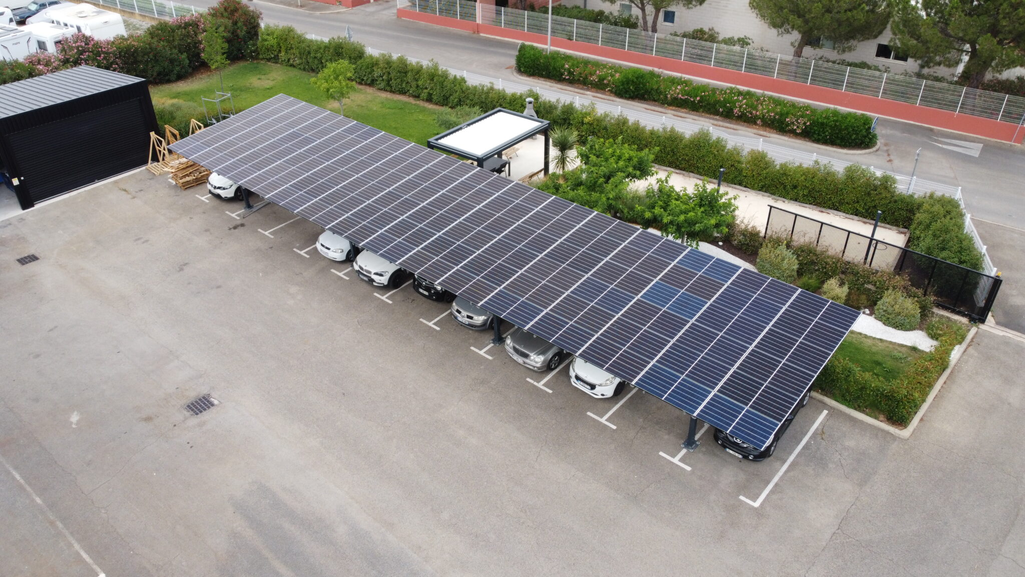 ombrière photovoltaique